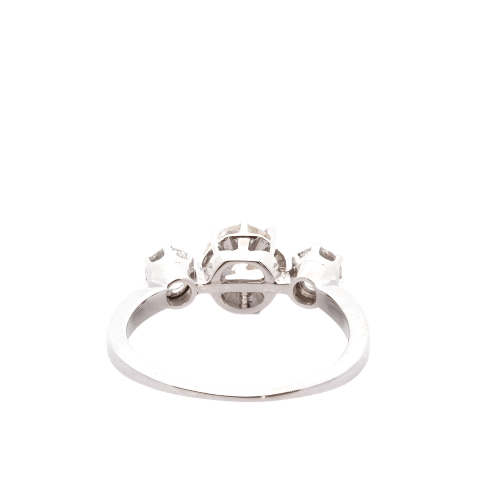 Bague Trilogie en platine et diamants - Castafiore