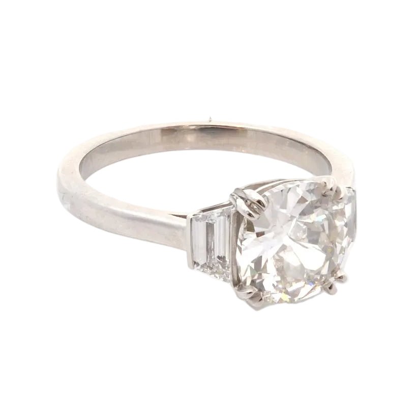 Bague Trilogie en platine et diamants - Castafiore