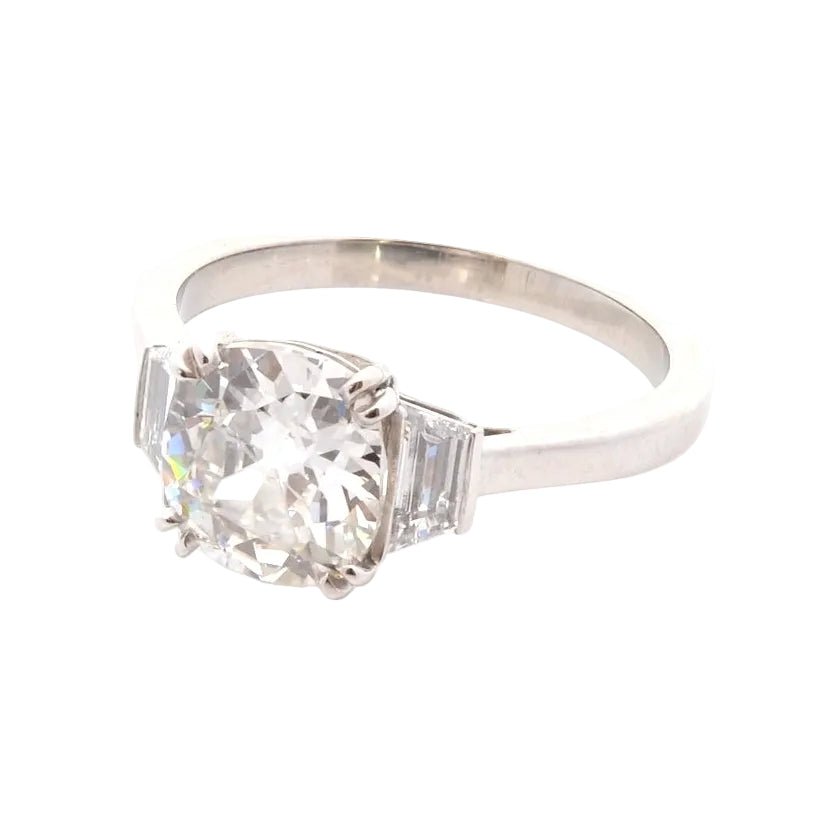 Bague Trilogie en platine et diamants - Castafiore