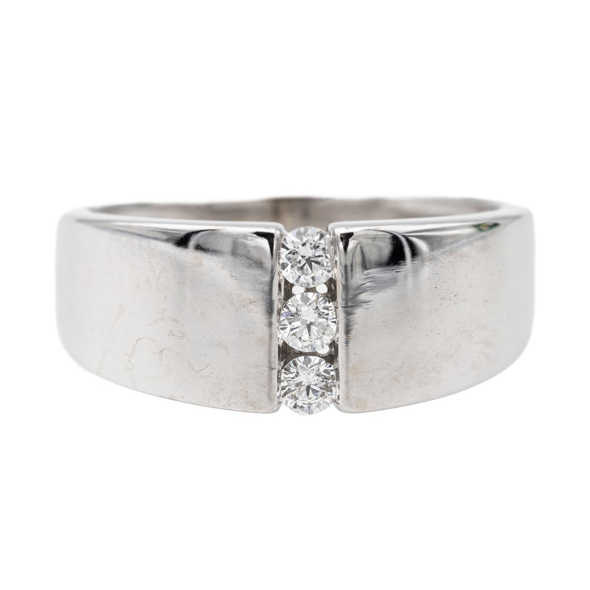 Bague Trilogie Or blanc Diamant - Castafiore