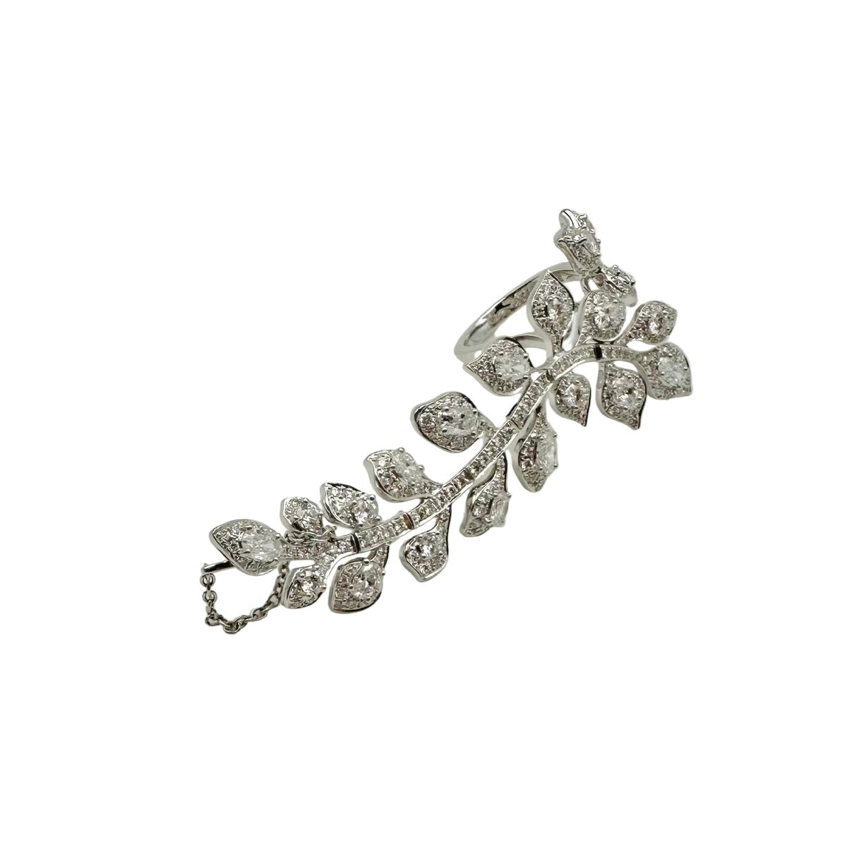 Bague Triple en or blanc et diamants - Castafiore