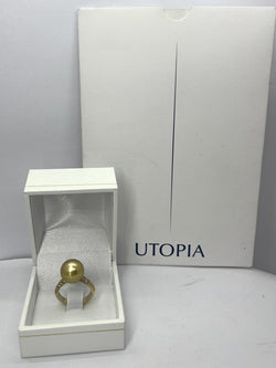 Bague Utopia perle et diamants - Castafiore