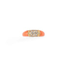 Bague Van Cleef &amp; Arpels, collection Philippine en or jaune et corail - Castafiore