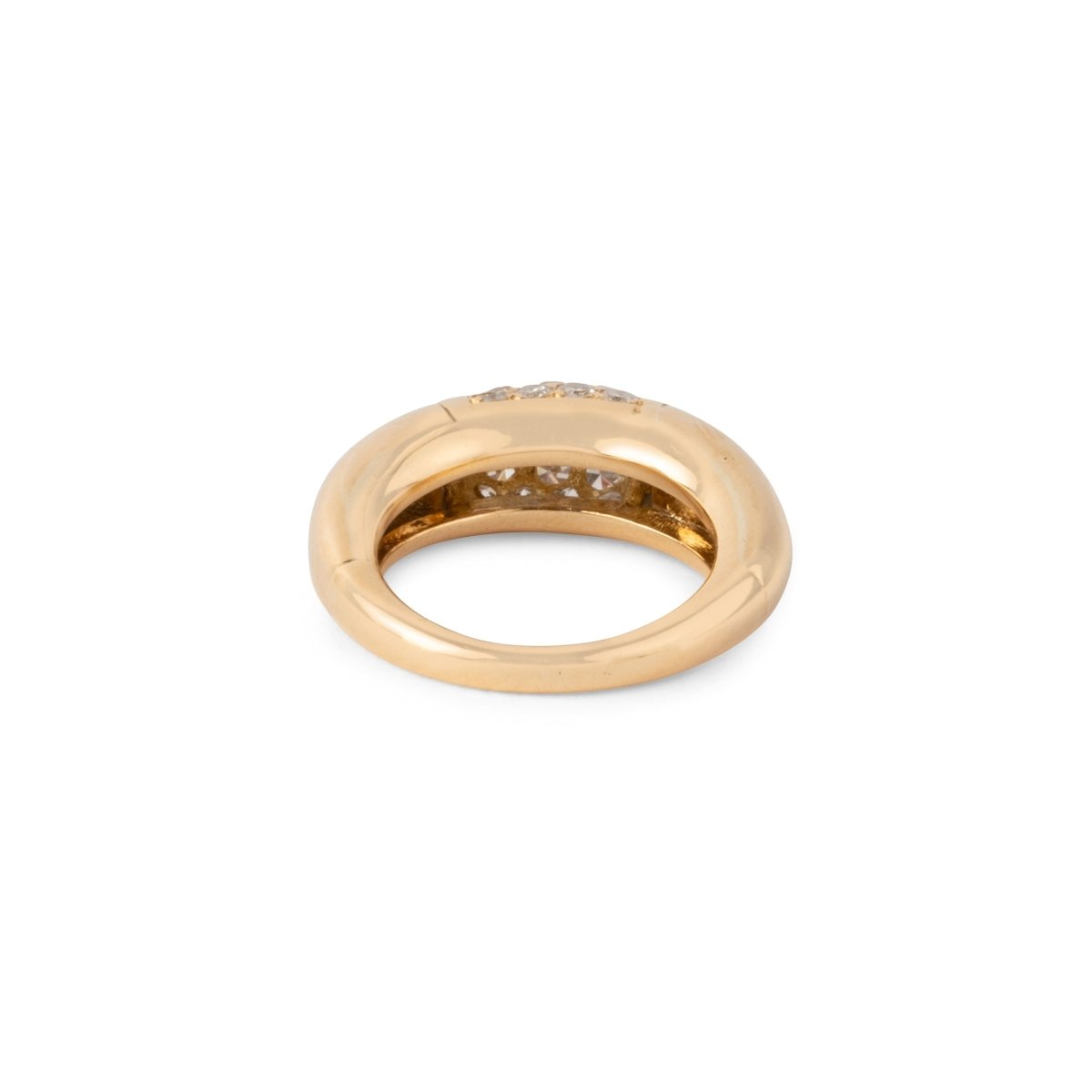 Bague Van Cleef & Arpels, collection Philippine en or jaune et diamants - Castafiore