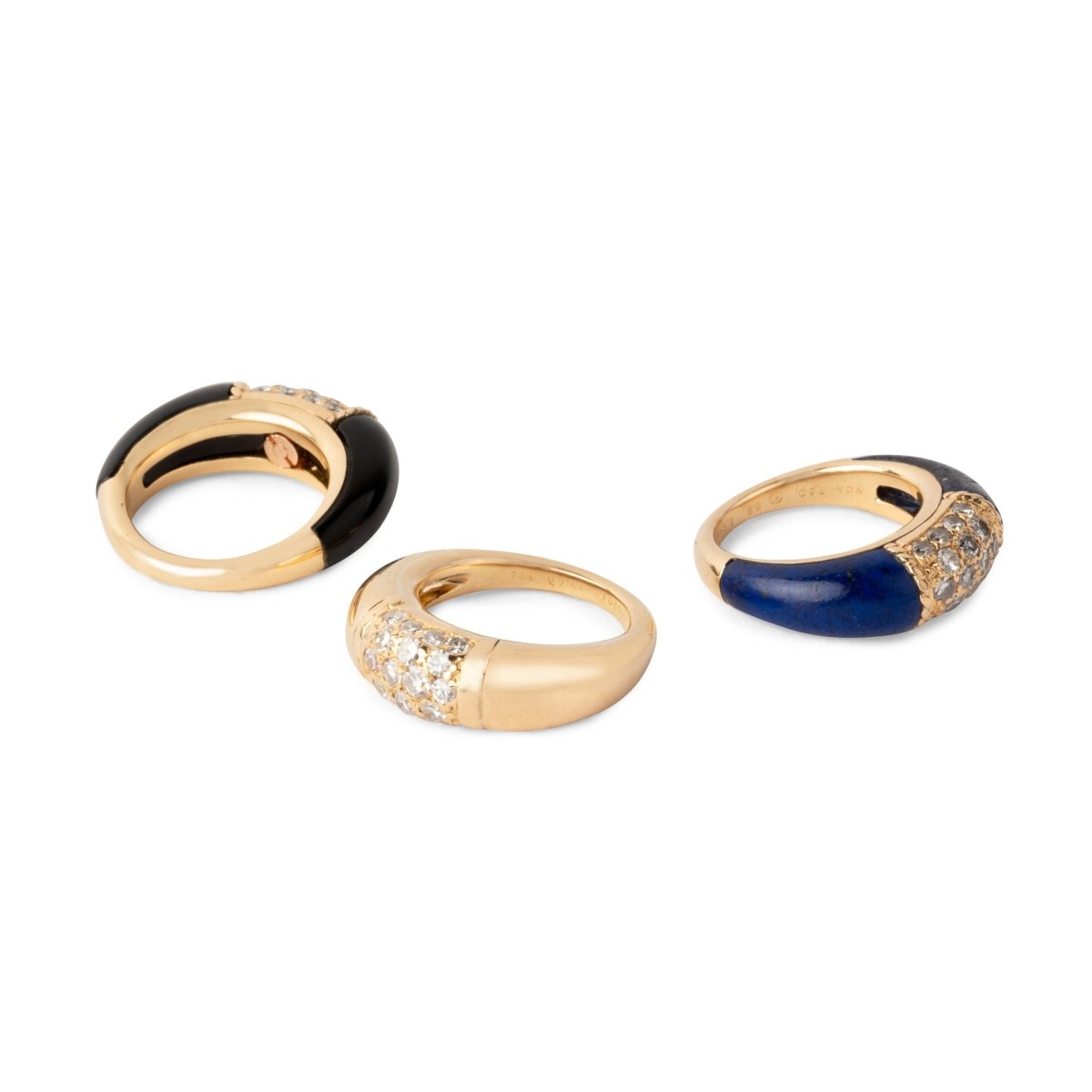 Bague Van Cleef & Arpels, collection Philippine en or jaune et diamants - Castafiore