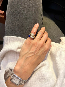 Bague Van Cleef & Arpels, collection Philippine en or jaune et diamants - Castafiore