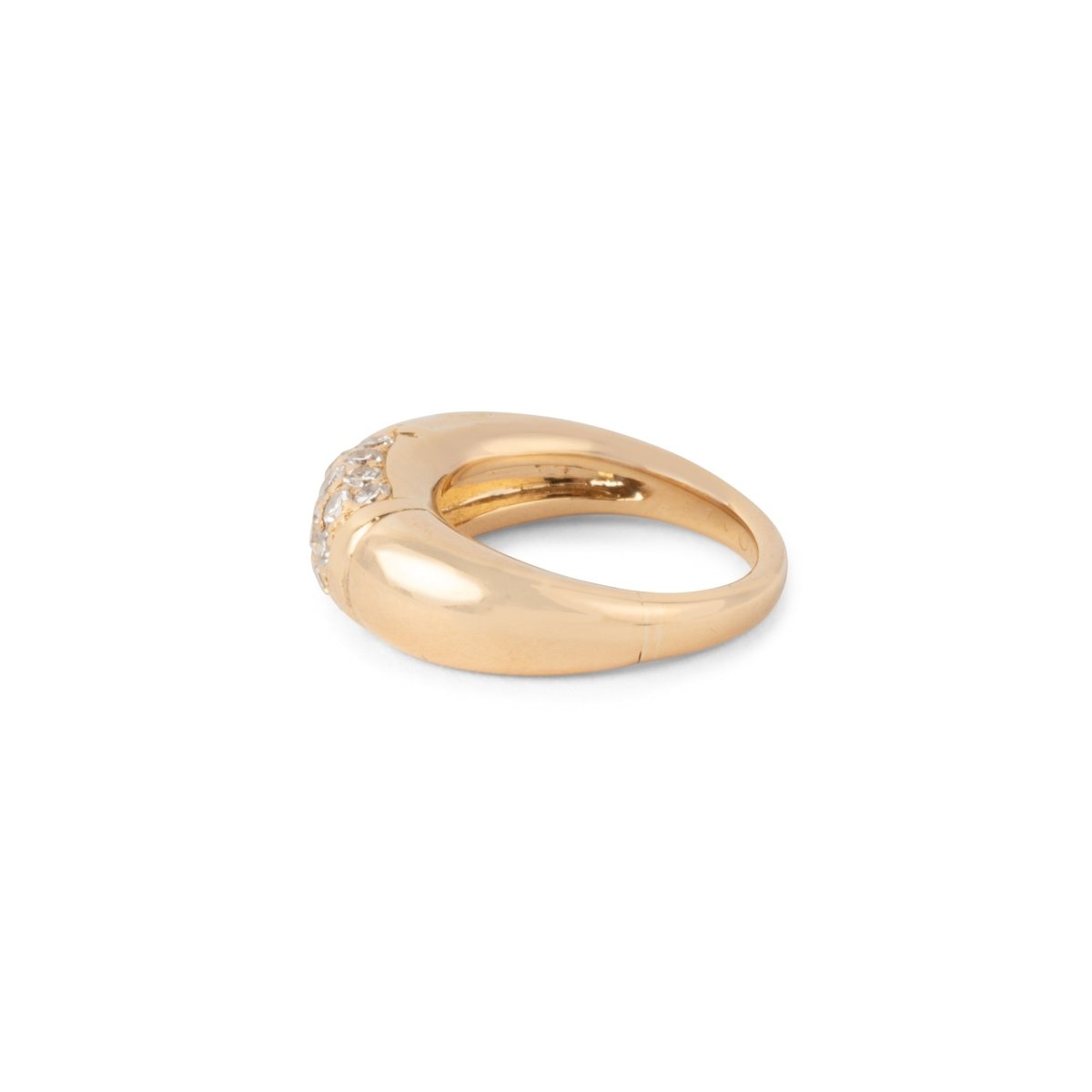 Bague Van Cleef & Arpels, collection Philippine en or jaune et diamants - Castafiore