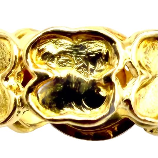 Bague VAN CLEEF & ARPELS. en or jaune, onyx et diamants - Castafiore