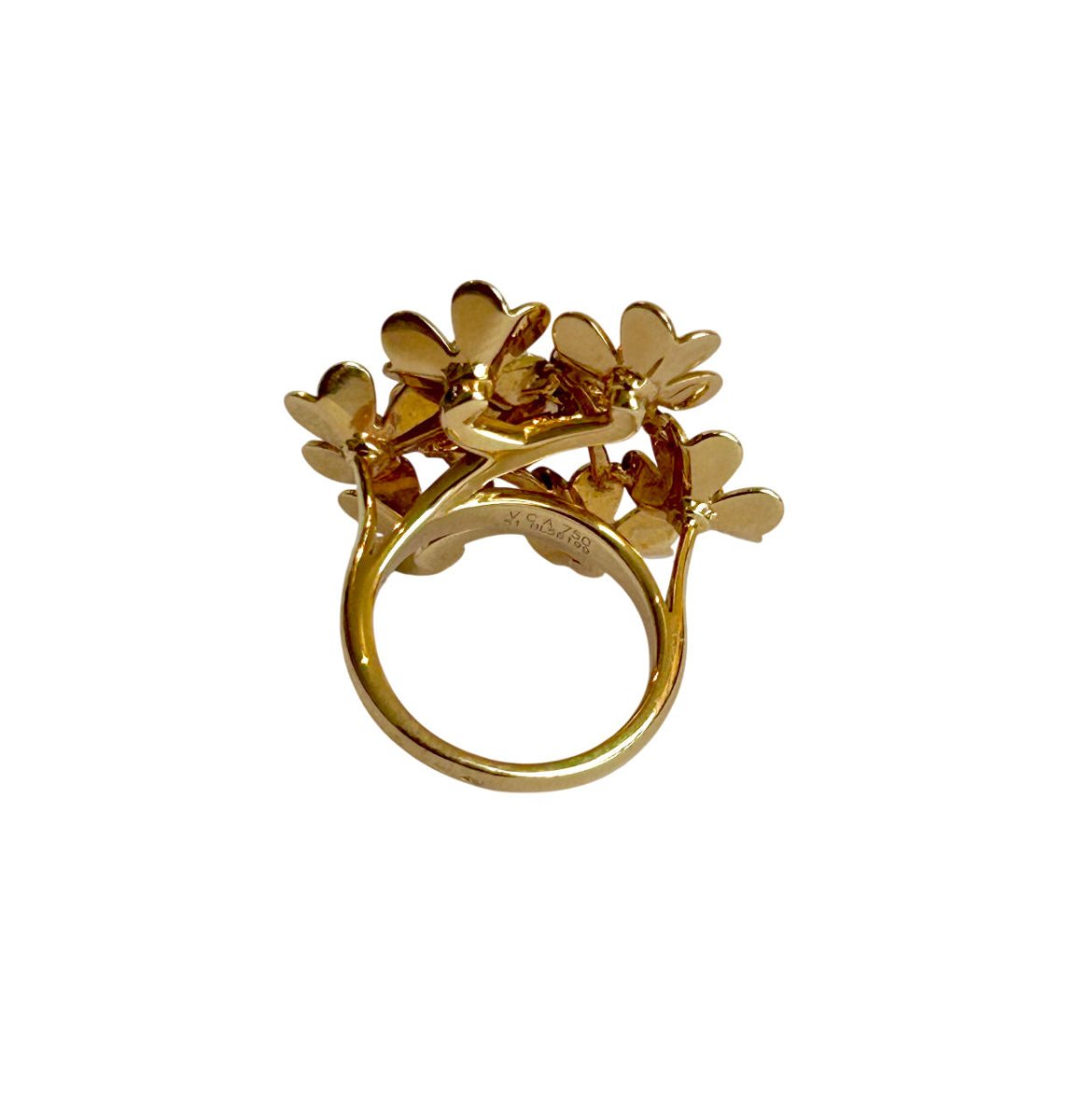 Bague Van Cleef & Arpels "Frivole" en or jaune et diamants - Castafiore