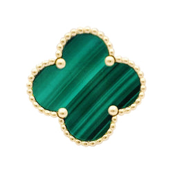 Bague VAN CLEEF & ARPELS "Magic Alhambra" en or jaune et malachite - Castafiore