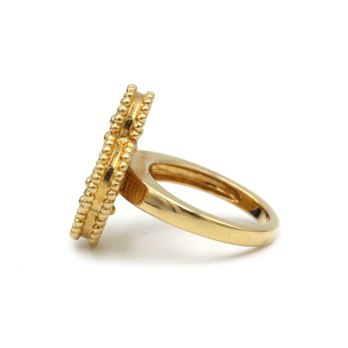 Bague VAN CLEEF & ARPELS "Magic Alhambra" en or jaune et malachite - Castafiore