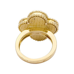 Bague VAN CLEEF & ARPELS "Magic Alhambra" en or jaune et malachite - Castafiore