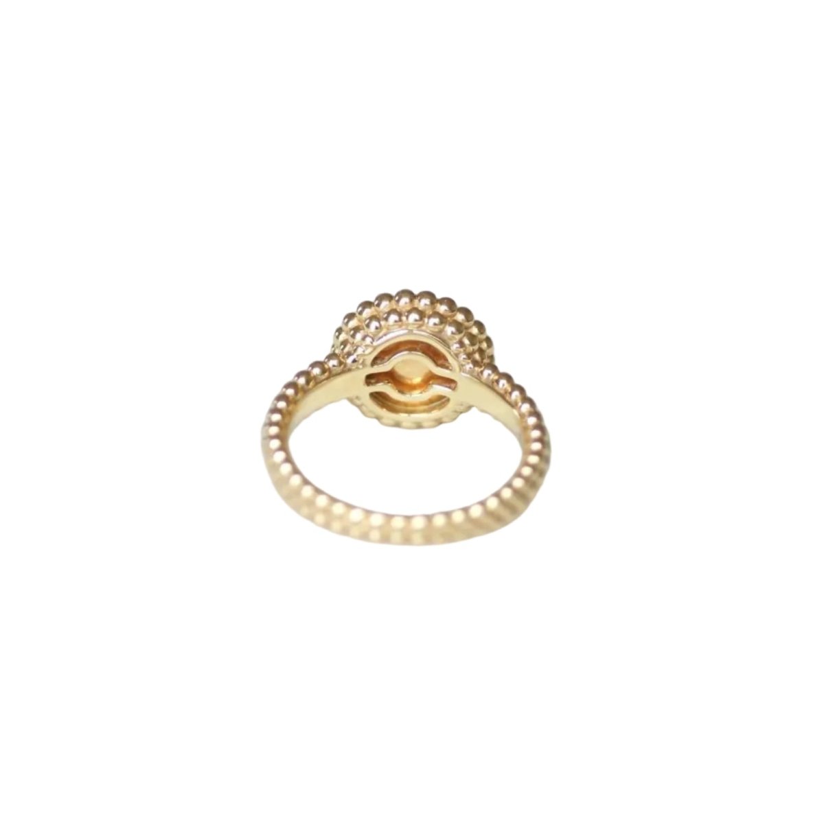 Bague VAN CLEEF & ARPELS "Perlée Couleurs" en or jaune et malachite - Castafiore