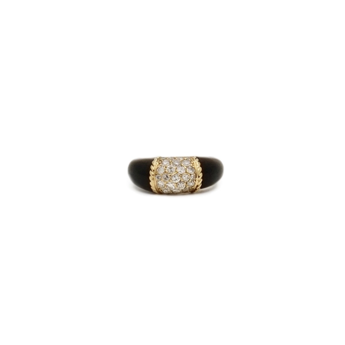 Bague VAN CLEEF & ARPELS "Philippine en or jaune, et diamants - Castafiore