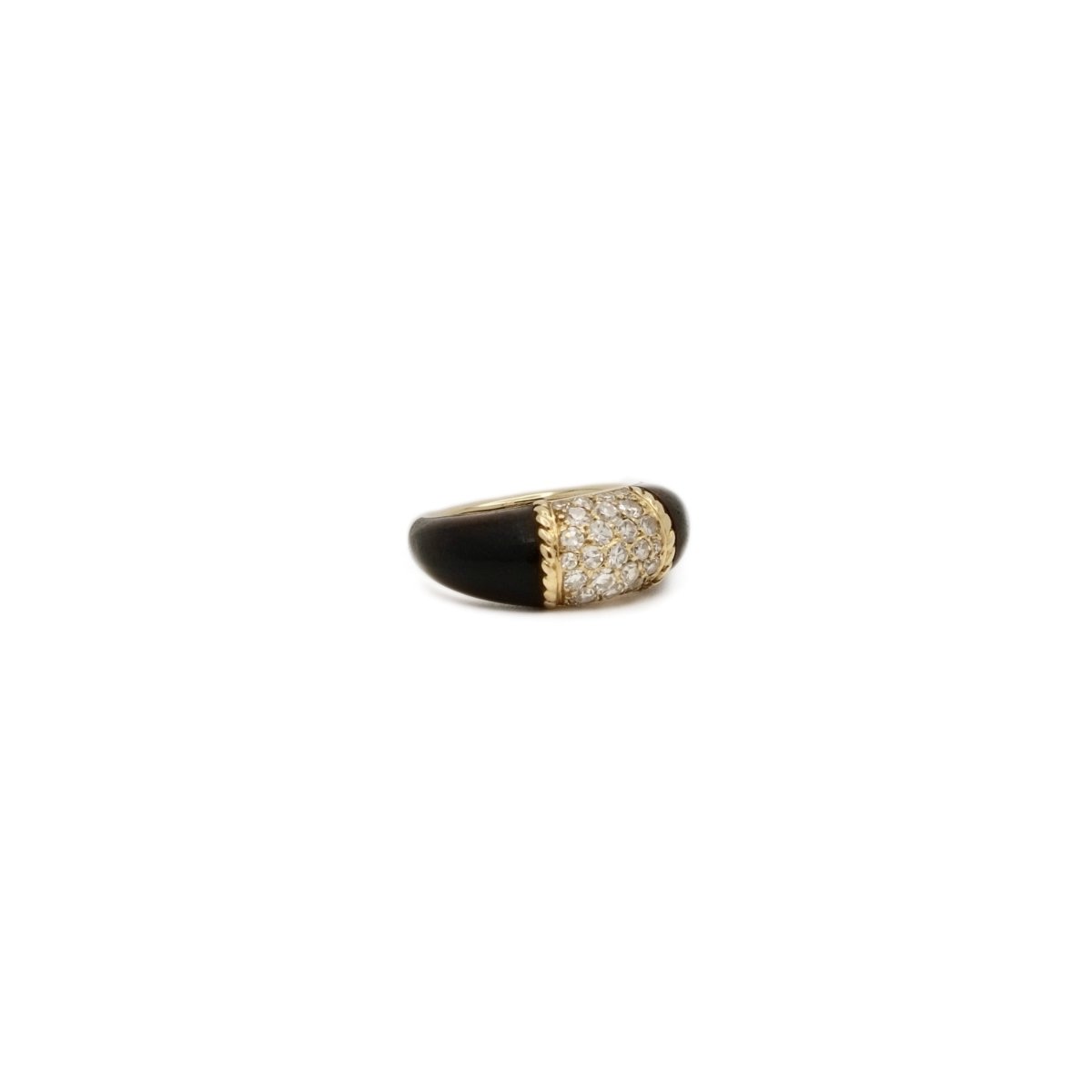 Bague VAN CLEEF & ARPELS "Philippine en or jaune, et diamants - Castafiore