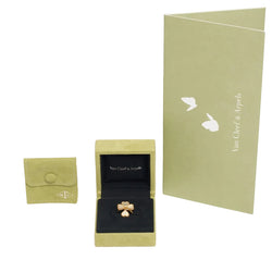 Bague Van Cleef & Arpels Sweet Hearts en or jaune, diamant et nacres - Castafiore
