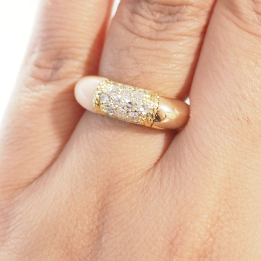 Bague Van Cleef et Arpels en or jaune et diamants - Castafiore