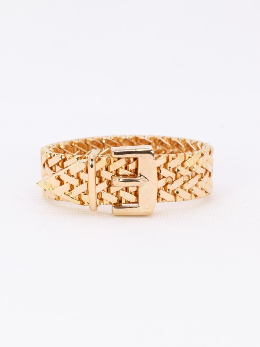 Ring vintage belt yellow gold – Castafiore