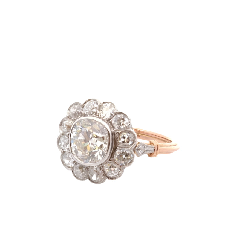 Bague vintage diamant de 2,07cts - Castafiore