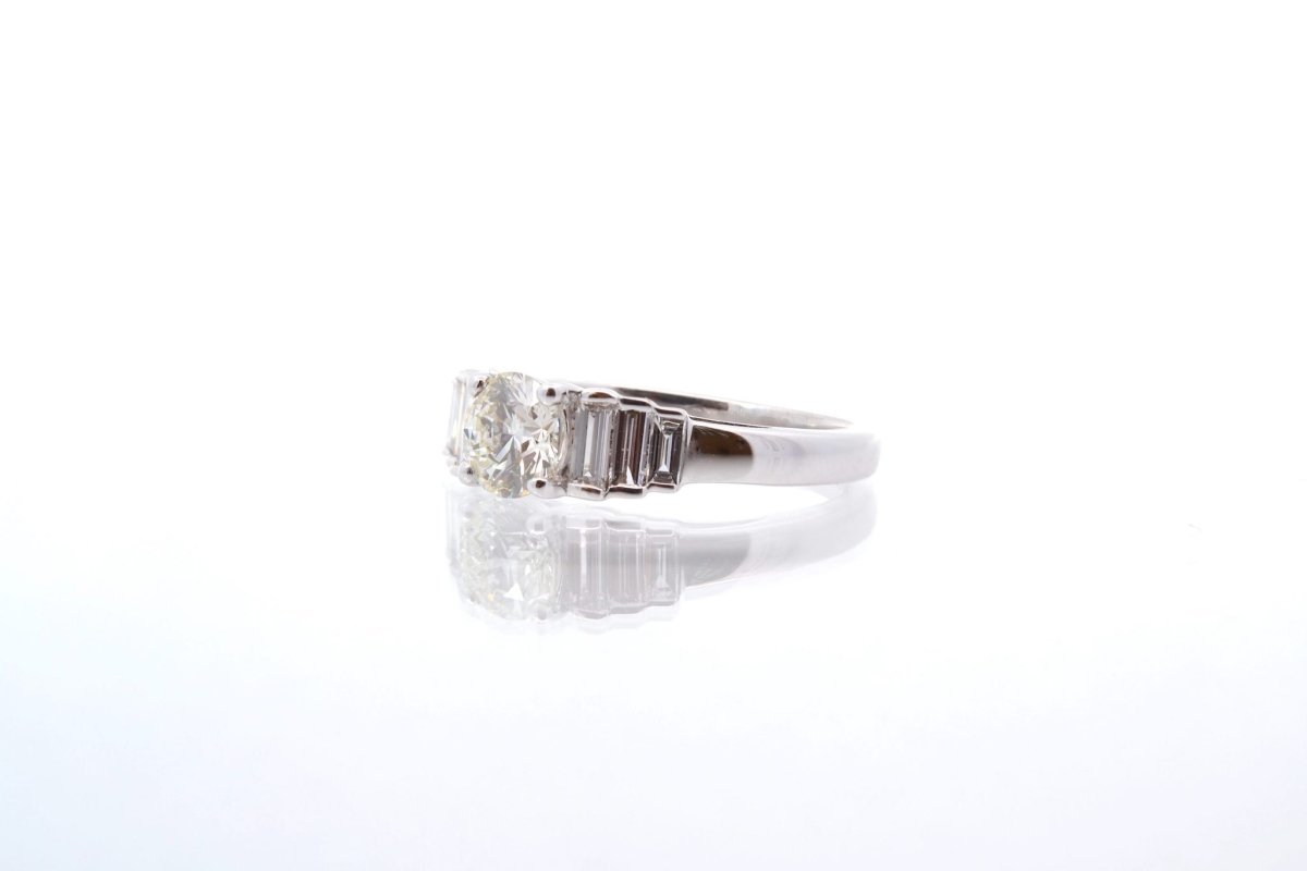 Bague vintage diamants en or 18k - Castafiore