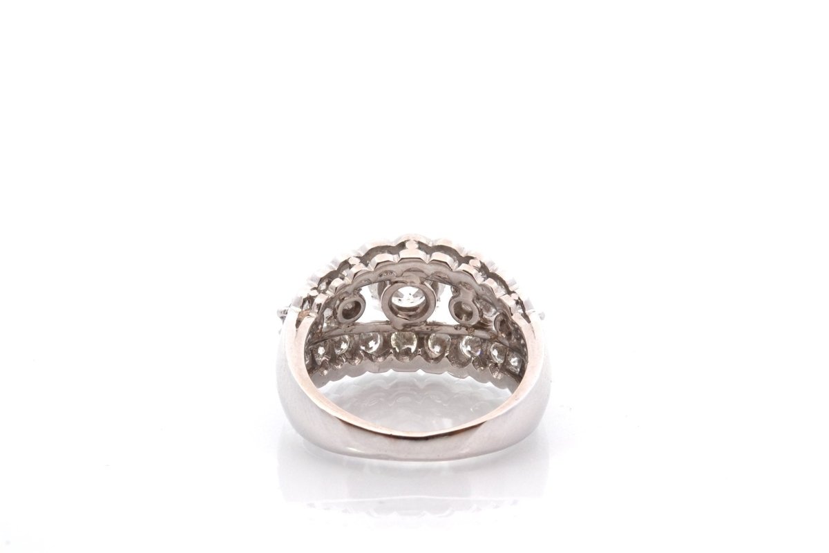 Bague VINTAGE Diamants en or blanc - Castafiore