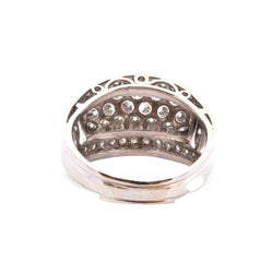 Bague VINTAGE en or blanc diamants - Castafiore