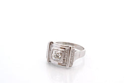 Bague vintage en or et diamants - Castafiore