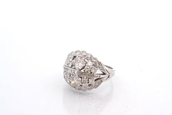 Bague vintage en or et diamants - Castafiore