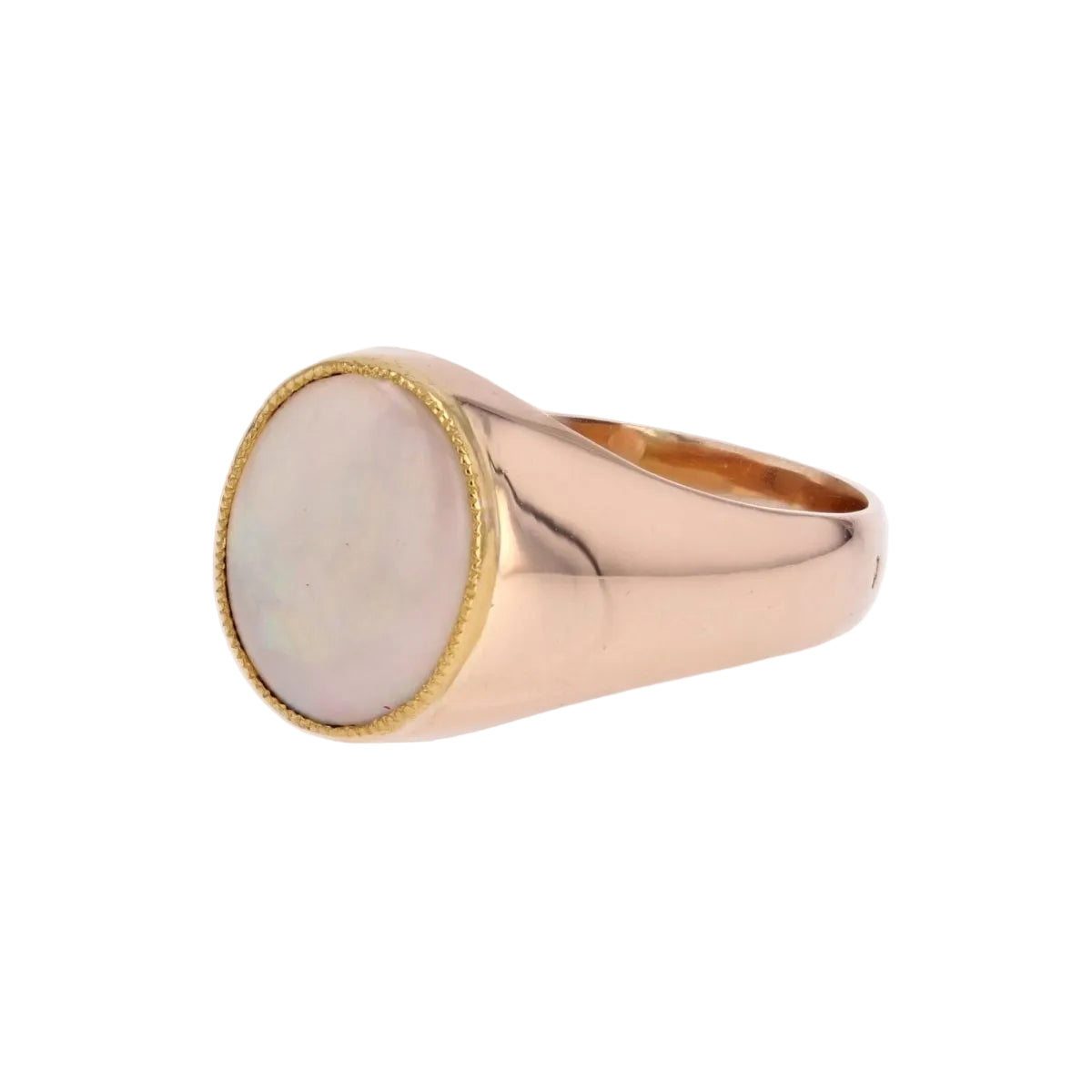 Bague Vintage en or rose et opale - Castafiore