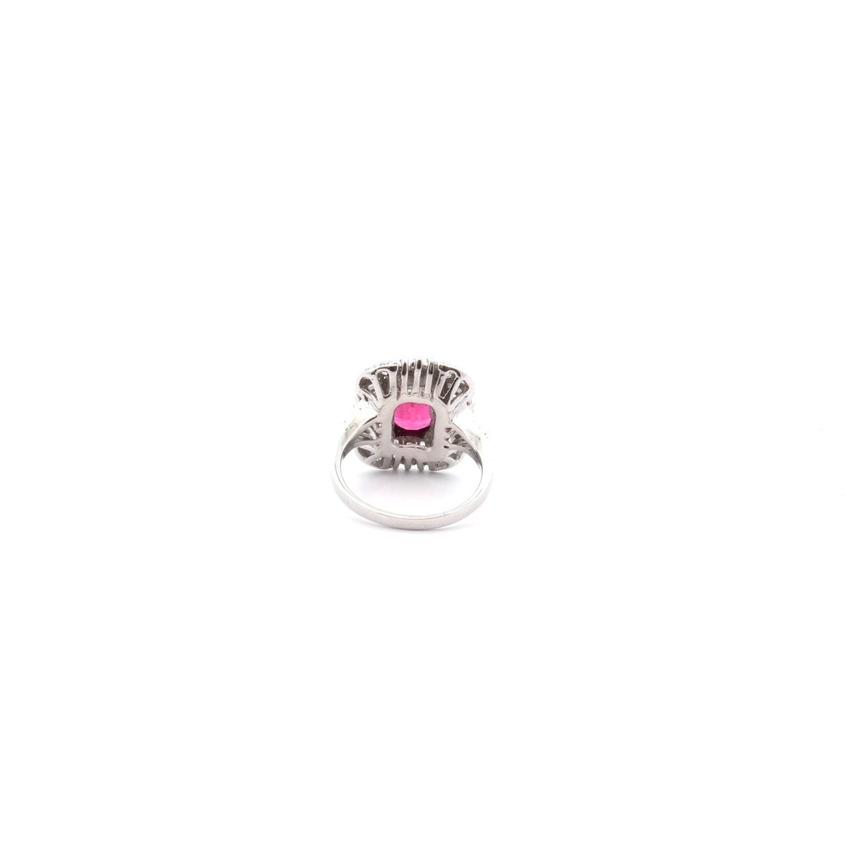 Bague vintage tourmaline et diamants - Castafiore