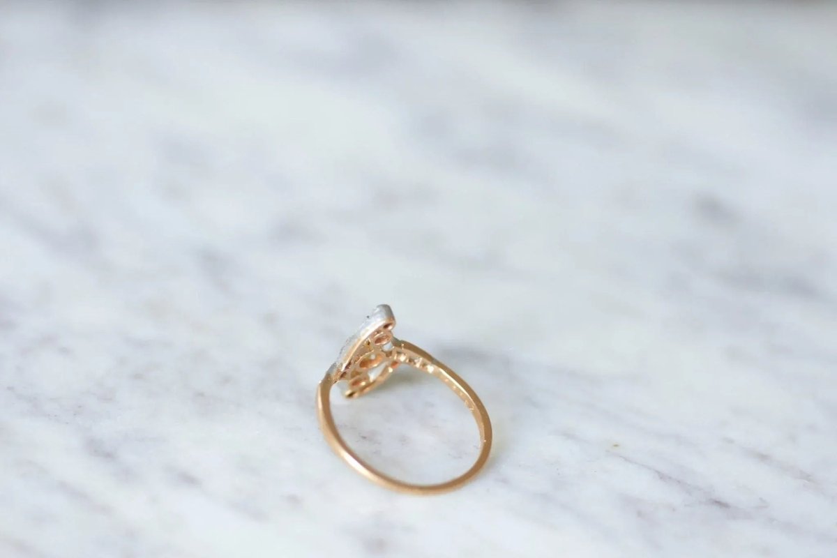 Bague Volutes diamants Belle Epoque - Castafiore