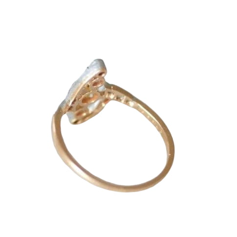 Bague Volutes diamants Belle Epoque - Castafiore