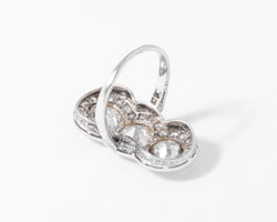 Bague vous et moi en platine et diamant - Castafiore