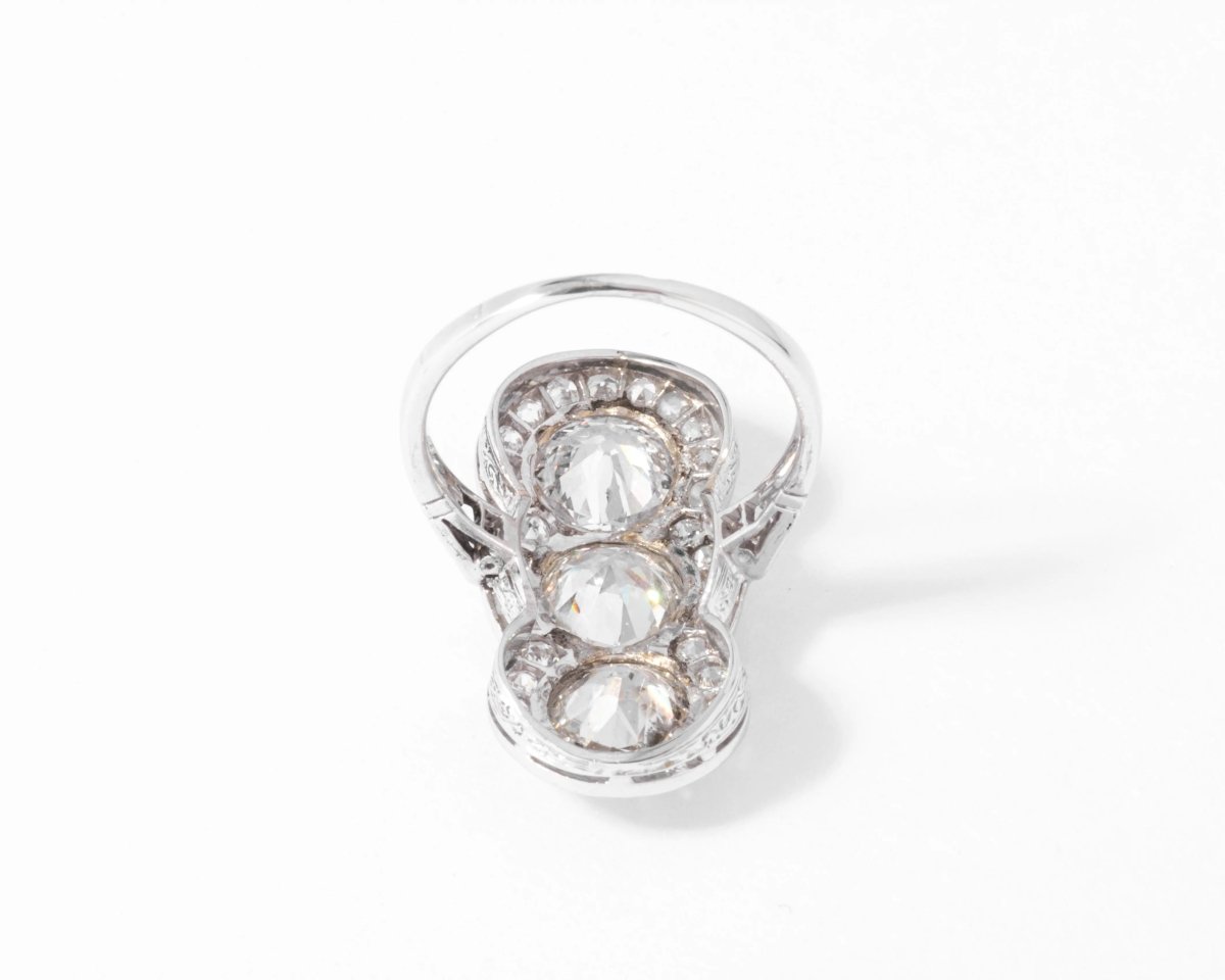 Bague vous et moi en platine et diamant - Castafiore