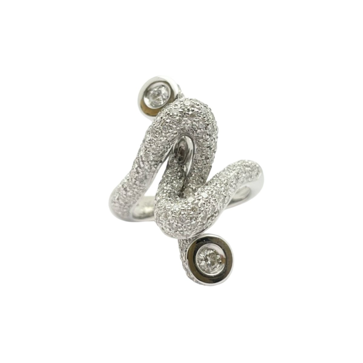 Baguen or blanc et diamants - Castafiore