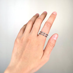 Bagues DINH VAN "La Spirale" en or blanc et diamants - Castafiore