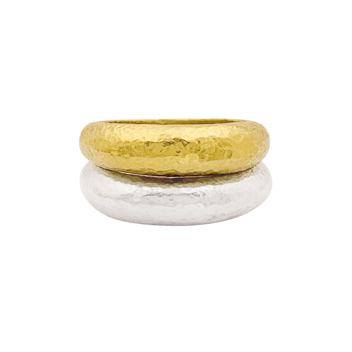 Bagues Jonc ARTHUS - BERTRAND en or jaune et argent - Castafiore