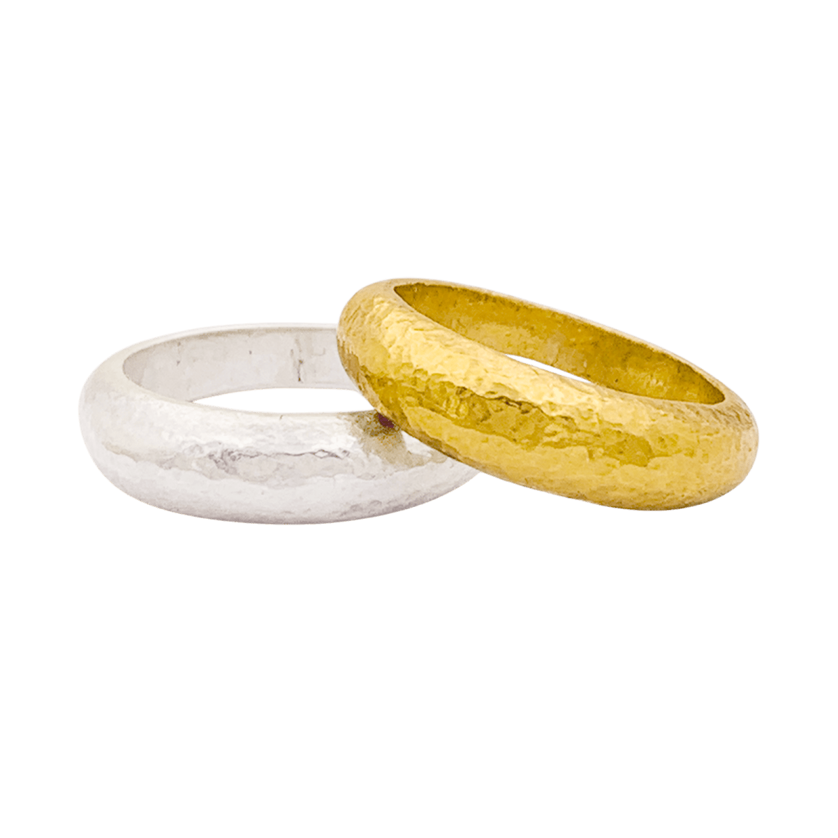 Bagues Jonc ARTHUS - BERTRAND en or jaune et argent - Castafiore