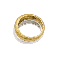 Bagues Jonc ARTHUS - BERTRAND en or jaune et argent - Castafiore