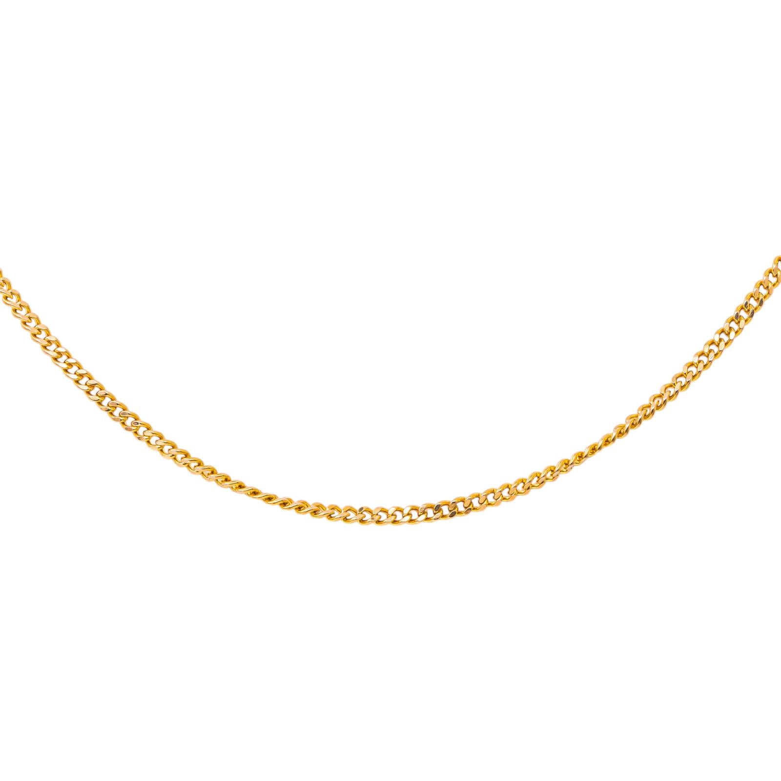 Collier  Maille gourmette  Or rose