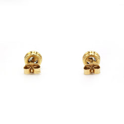 Boucles d'oreilles en or jaune & diamants