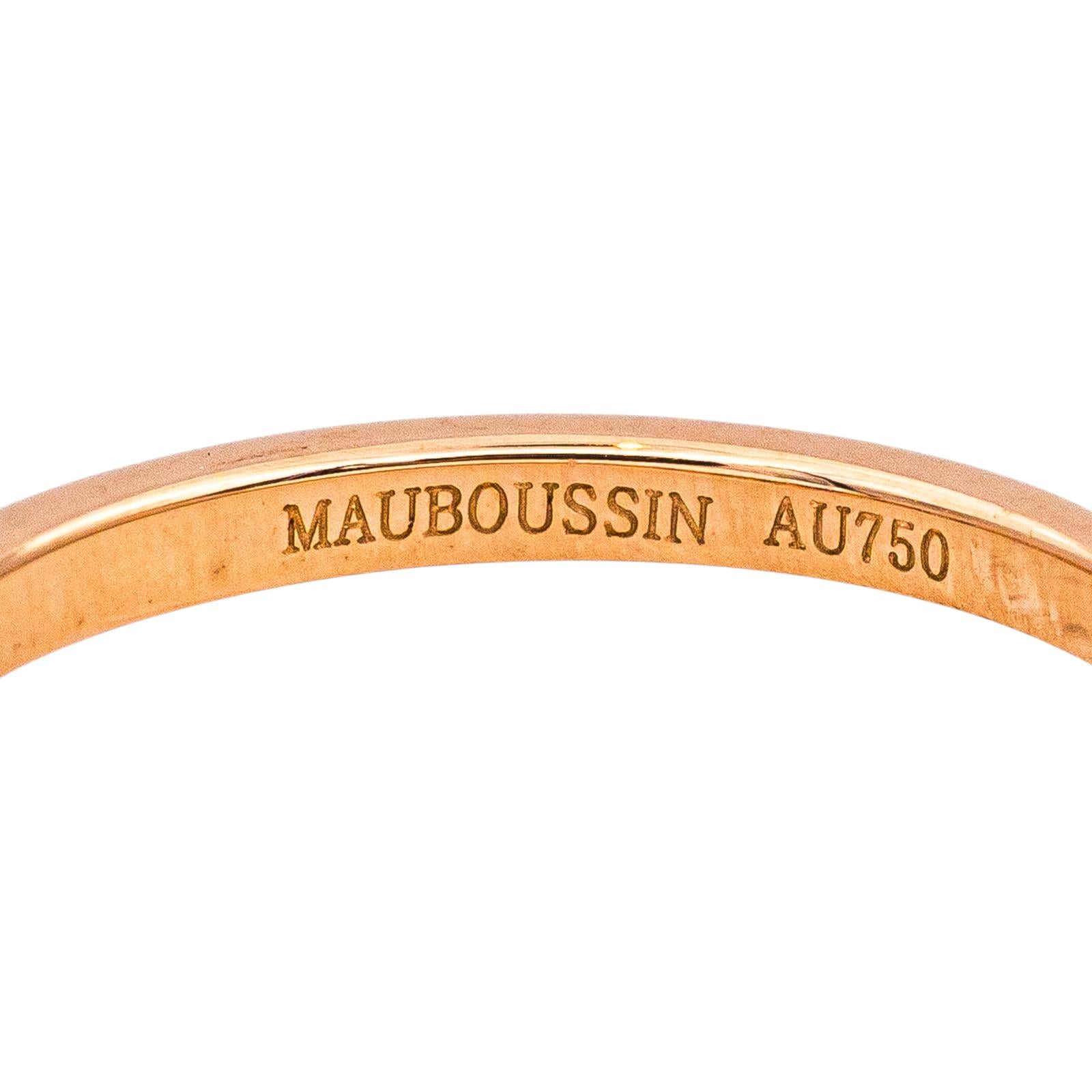 Mauboussin Bague Capsule d'émotions  Or rose Rubis