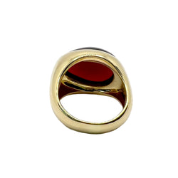 Bague Dôme POMELLATO en or jaune et grenat