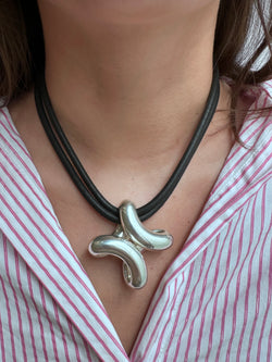 Collier Pendentif HERMÈS Lima en argent