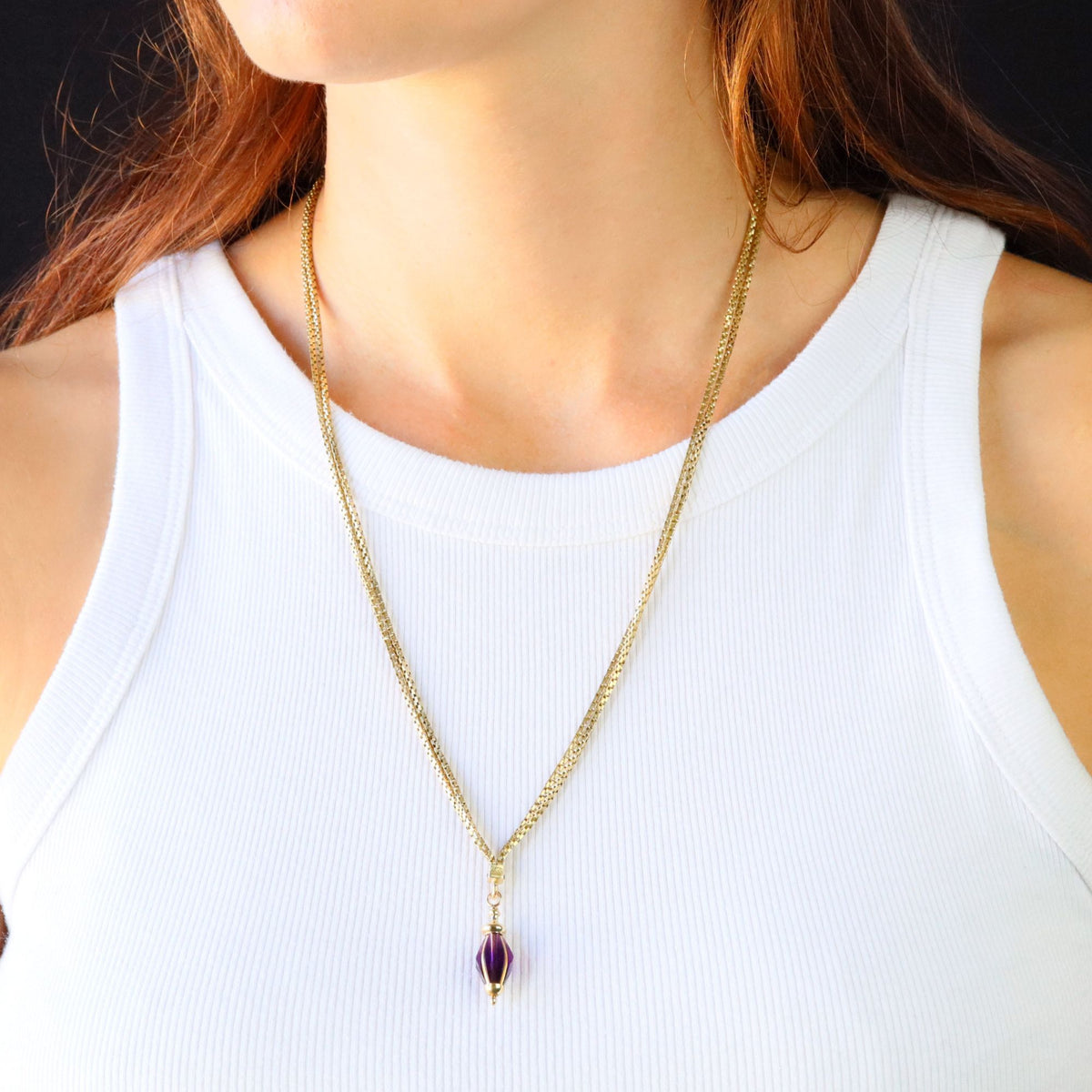 Collier Pendentif en or jaune