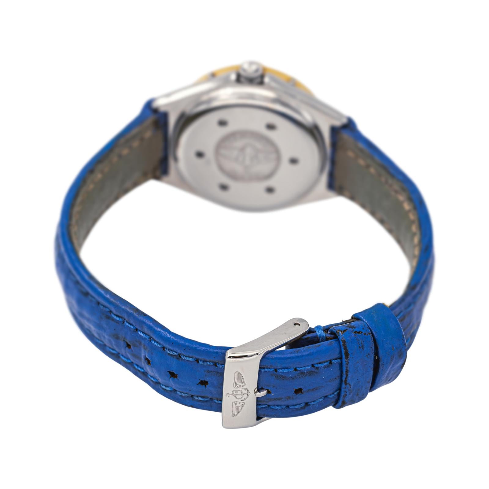 Montre BREITLING "J-Class" en acier et cuir