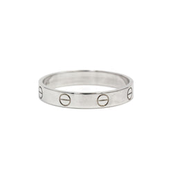 Bague Alliance CARTIER Love PM en or blanc