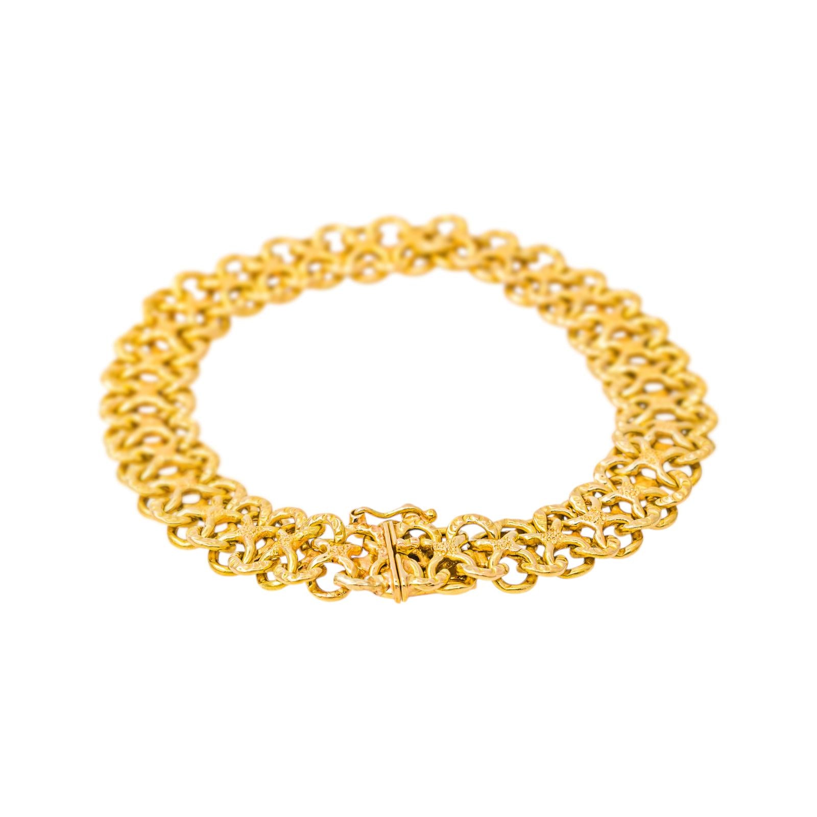 Bracelet Maille souple Or jaune