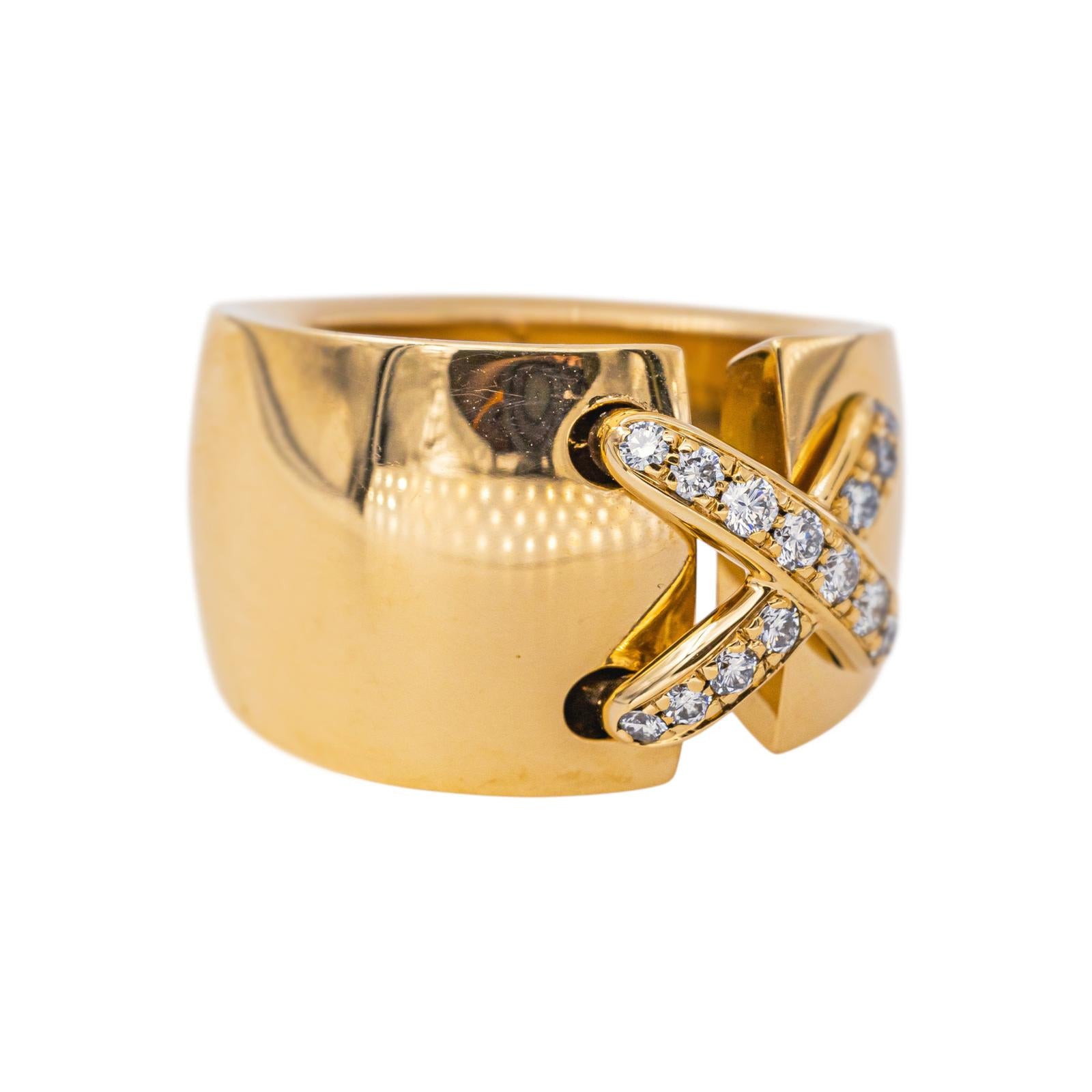 Chaumet Bague Jeux de Liens Or jaune Diamant