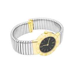 Montre BULGARI "BB 26" en or jaune et acier